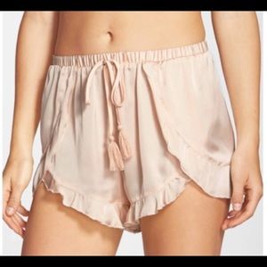 Free People Cascading Petal Short: Pale Pink